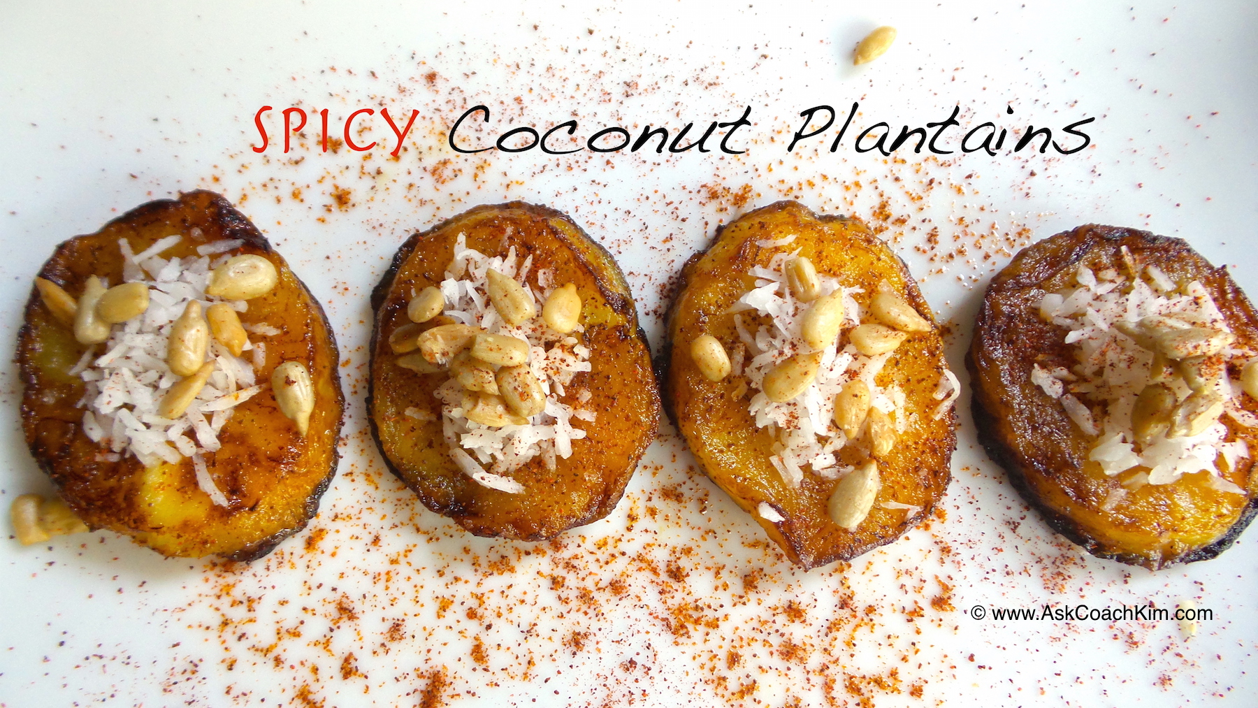 Ask Coach Kim: Delicious & Healthy Spicy Coconut Plantains Coach Kim